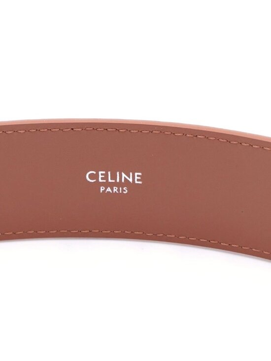 Celine Caskin Suede Logo Belt
